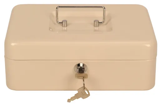 Фото Ящик для денег без номинала Cactus CS-CB-003WT 90x250x180 бежевый сталь 1.367кг