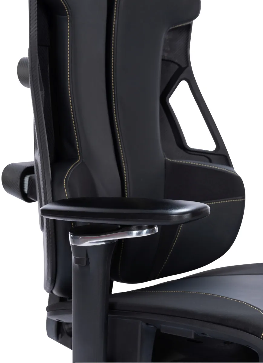 Кресло Cactus CS-CHR-DUO-BBK черный кожзам