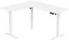 Стол для компьютера Cactus CS-EDXL-WWT угловой с электроприводом столешница МДФ белый каркас белый 1