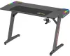 Стол игровой Cactus CS-GTZ-BK-RGB с подсветкой столешница ДСП черный каркас черный (CS-GTZ-BK-RGB)