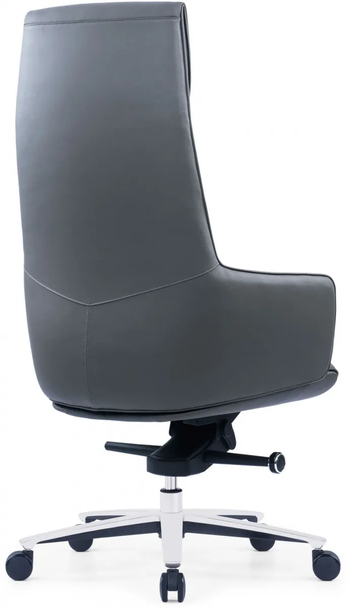 Кресло руководителя Cactus CS-LBK-MILANO кожа крестов. алюминий