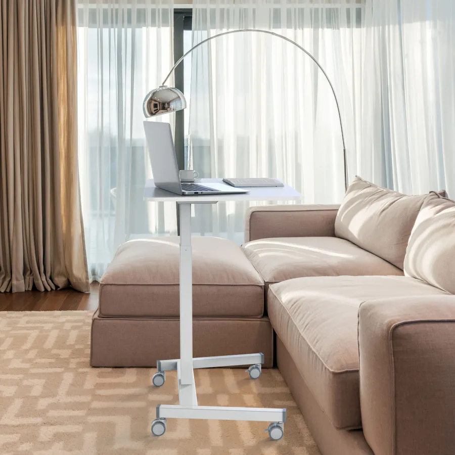 Стол для ноутбука Cactus VM-FDS102 столешница МДФ белый 80x60x122см (CS-FDS102WWT)