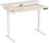 Стол для компьютера Cactus CS-EDL-DWT столешница ДСП светлый дуб каркас белый