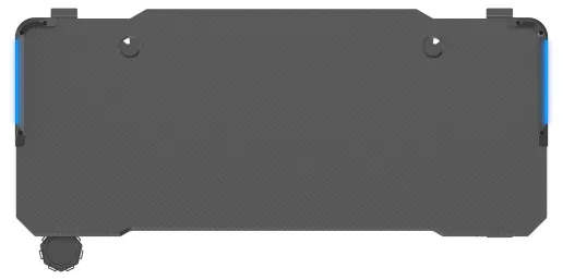 Фото Стол для компьютера Cactus CS-EDL-GBK столешница МДФ черный каркас черный