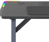 Стол игровой Cactus CS-GTZ-BK-RGB с подсветкой столешница ДСП черный каркас черный (CS-GTZ-BK-RGB)