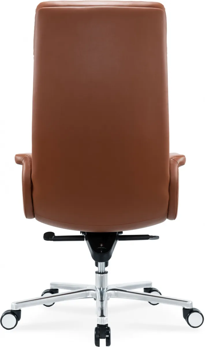 Кресло руководителя Cactus CS-LBR-CARACAS кожа крестов. алюминий