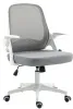 Кресло Cactus CS-WMC212-GY белый/серый сетка/ткань