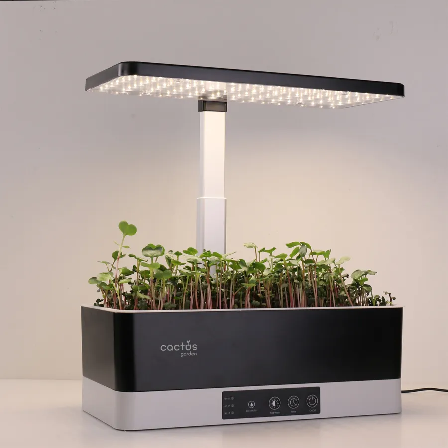 Кашпо Cactus GARDEN 3.0л черный (CS-LEDPOT-11)