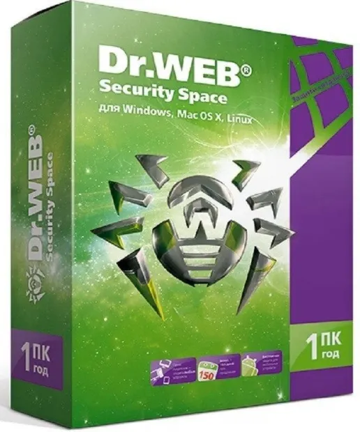 Фото DR.Web Security Space КЗ 1 ПК/1 год (BHW-B-12M-1-A3)