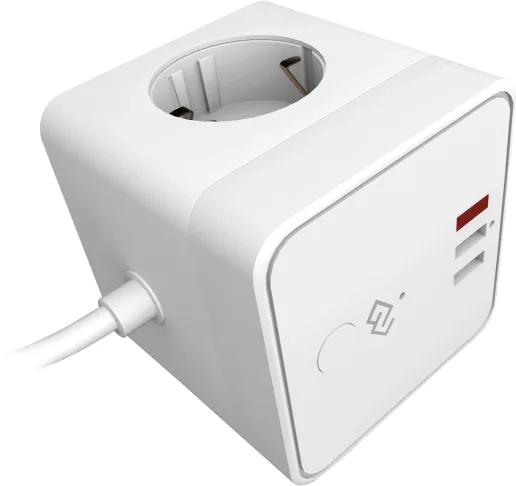 Фото Умная розетка Digma DiPlug Cube 1 EU Wi-Fi белый (DPC13S)