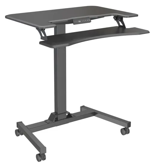 Фото Стол для ноутбука Cactus VM-FDE103 столешница МДФ черный 91.5x56x123см (CS-FDE103BBK)