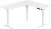 Стол для компьютера Cactus CS-EDXL-WWT угловой с электроприводом столешница МДФ белый каркас белый 1