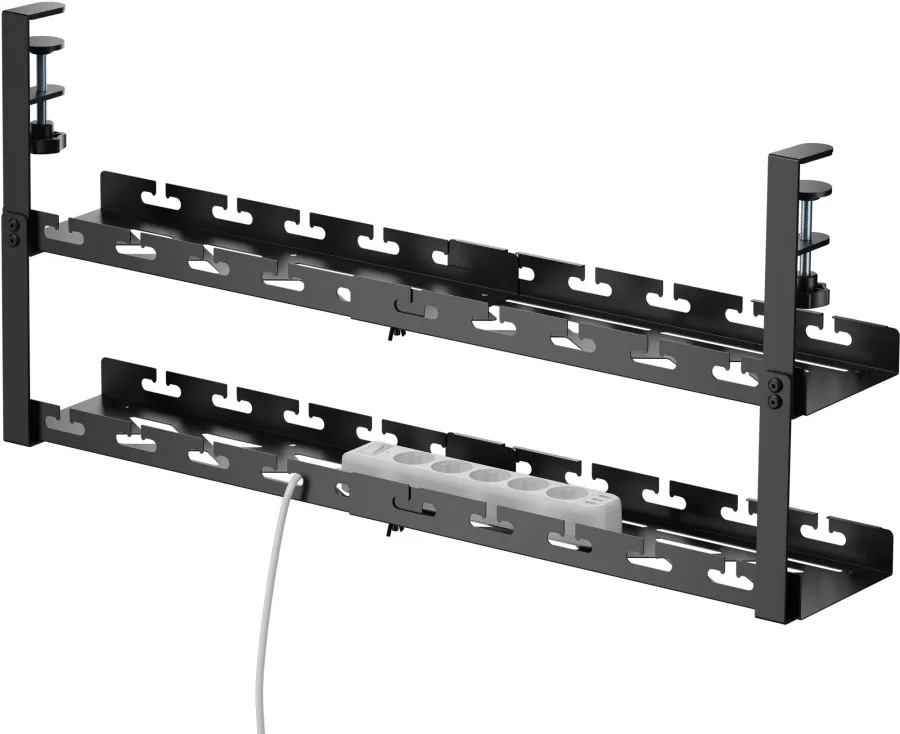 Кабель-канал Cactus CS-CM-700-2BK для столов 72.8x13.5x34.2см черный