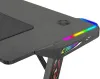 Стол игровой Cactus CS-GTZ-BK-RGB с подсветкой столешница ДСП черный каркас черный (CS-GTZ-BK-RGB)