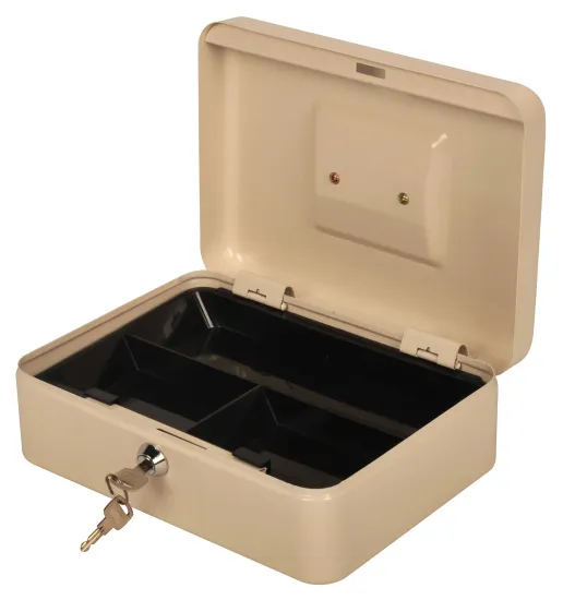 Фото Ящик для денег без номинала Cactus CS-CB-003WT 90x250x180 бежевый сталь 1.367кг