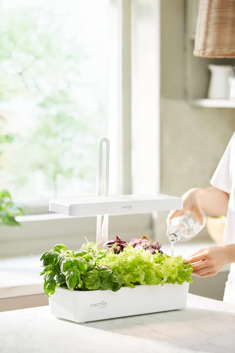 Кашпо Cactus Garden CS-LEDPOT-10 2.0л белый