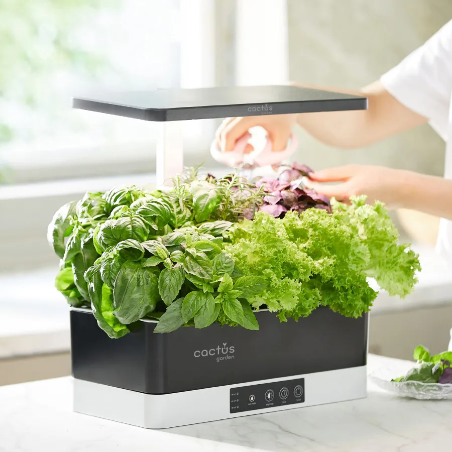 Кашпо Cactus GARDEN 3.0л черный (CS-LEDPOT-06)