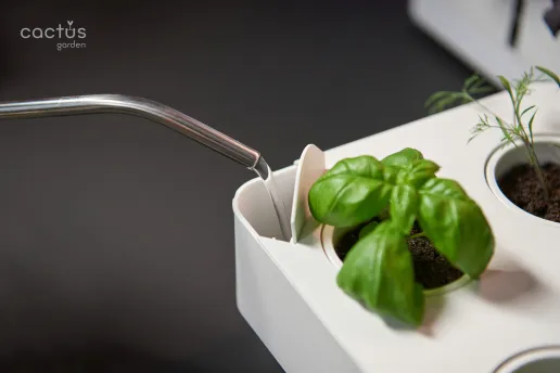 Фото Кашпо Cactus GARDEN 3.0л белый (CS-LEDPOT-08)