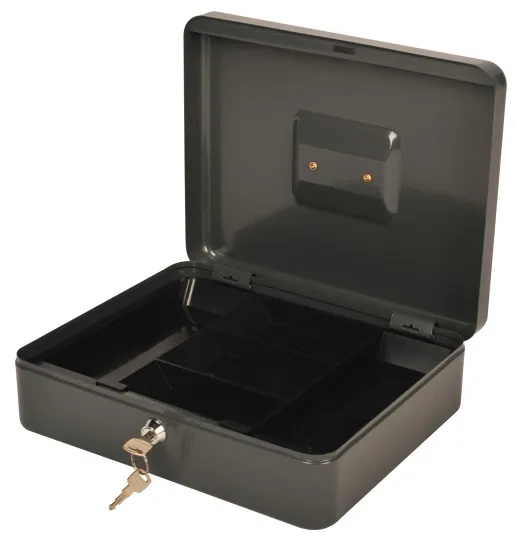 Фото Ящик для денег без номинала Cactus CS-CB-004GY 90x300x240 серый сталь 1.967кг