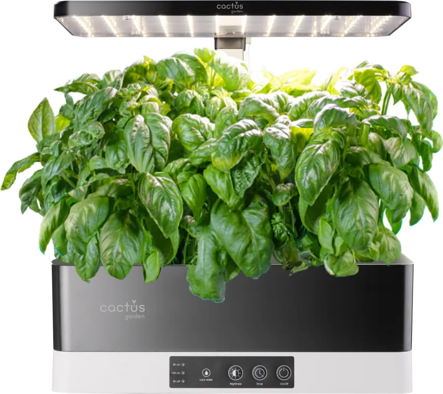 Кашпо Cactus GARDEN 3.0л черный (CS-LEDPOT-06)