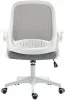 Кресло Cactus CS-WMC212-GY белый/серый сетка/ткань