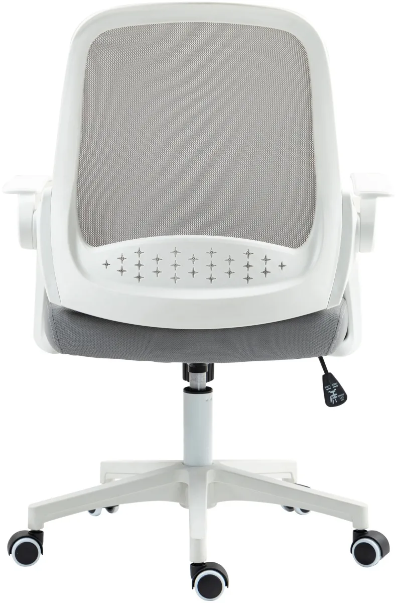 Кресло Cactus CS-WMC212-GY белый/серый сетка/ткань