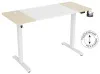 Стол для компьютера Cactus CS-EDL-WWD столешница МДФ дуб молочный каркас белый